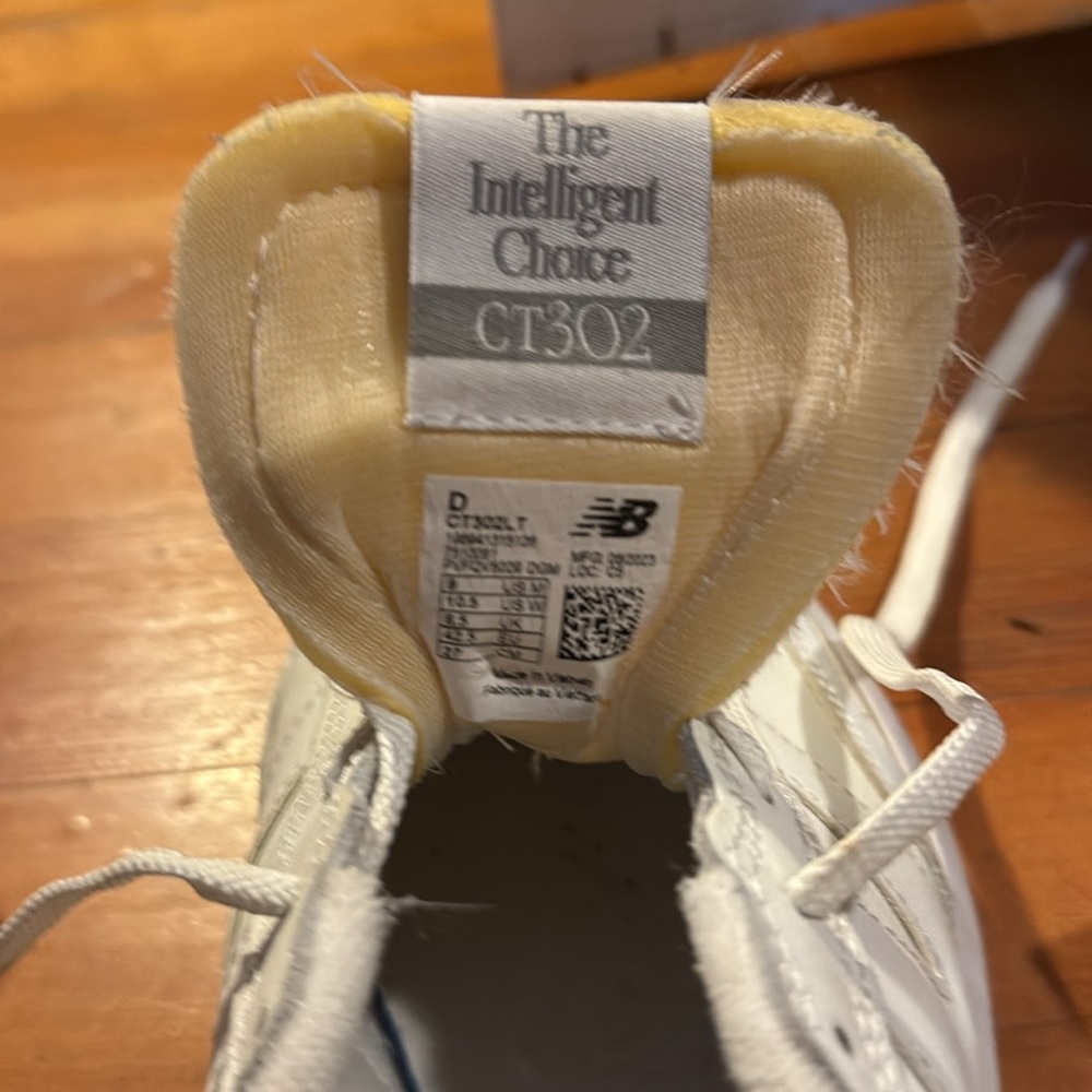 New Balance Cream and White Athletic Shoes - Picture 8 of 8